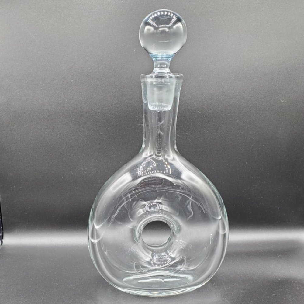 Blown Clear Glass Decanter